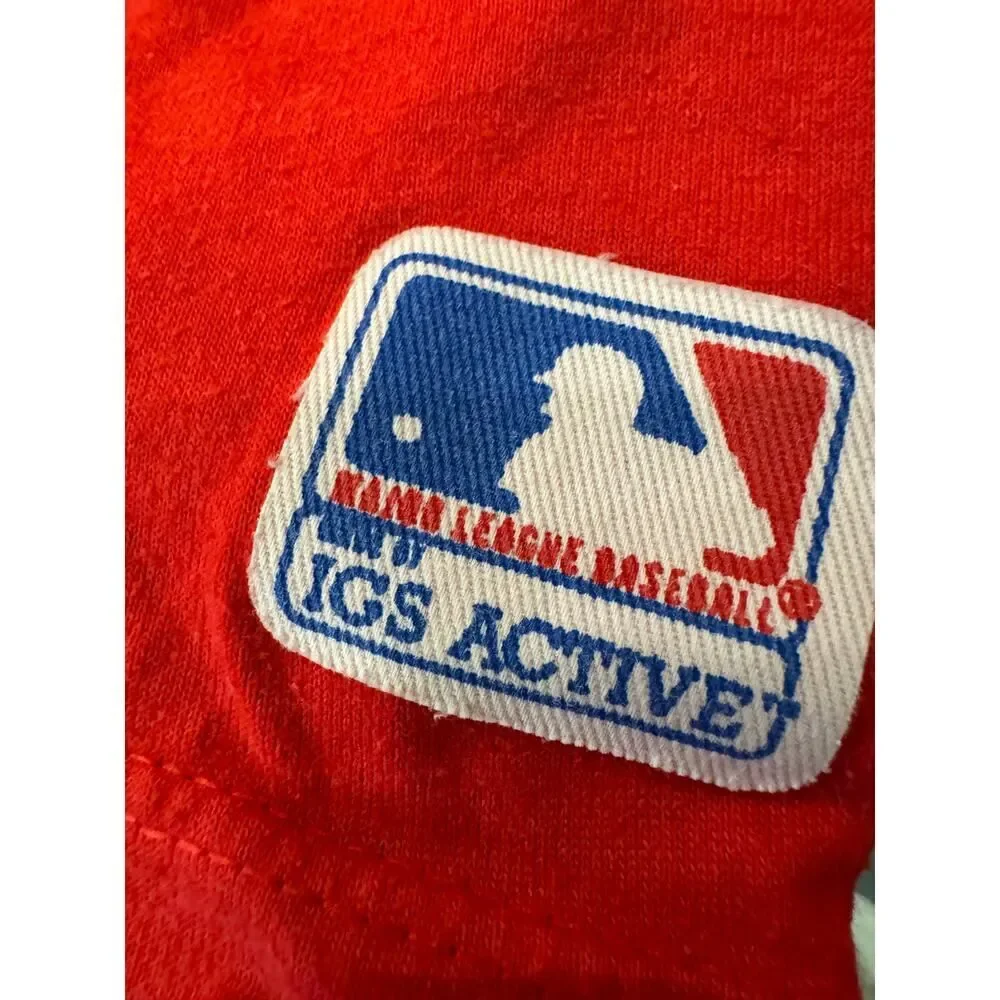 VTG Cincinnati Reds Kids Graphic Tee Shirt Youth M